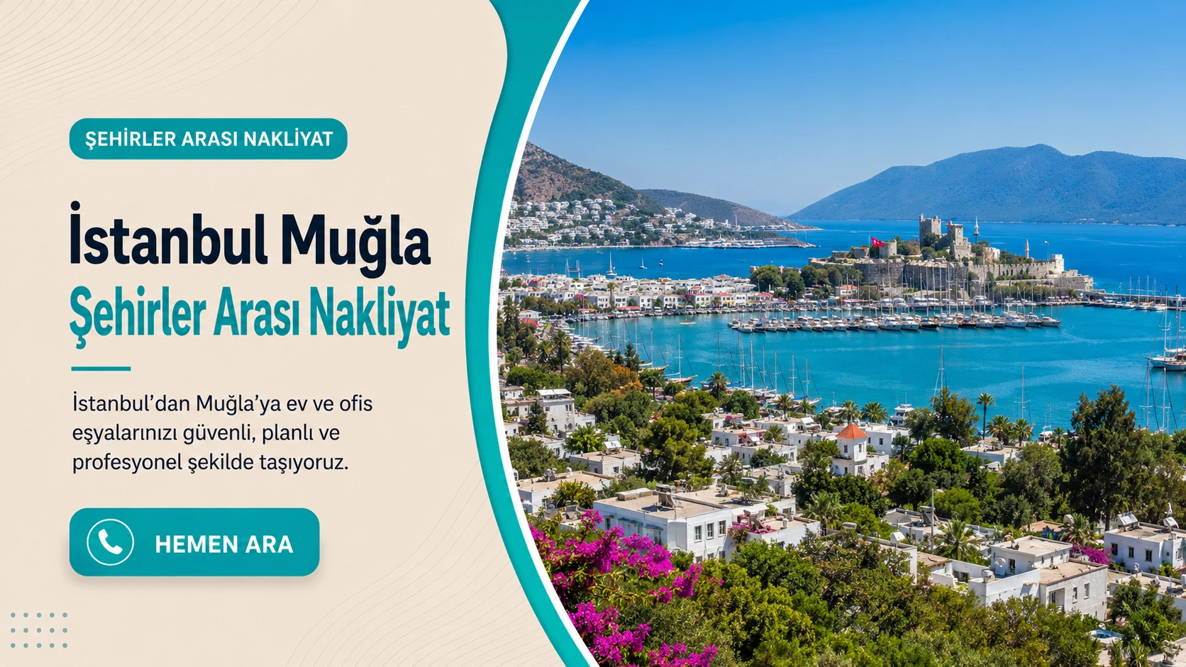 Muğla İstanbul şehirler arası nakliyat il kartı