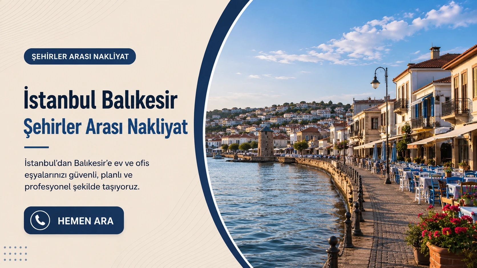Balıkesir İstanbul şehirler arası nakliyat il kartı