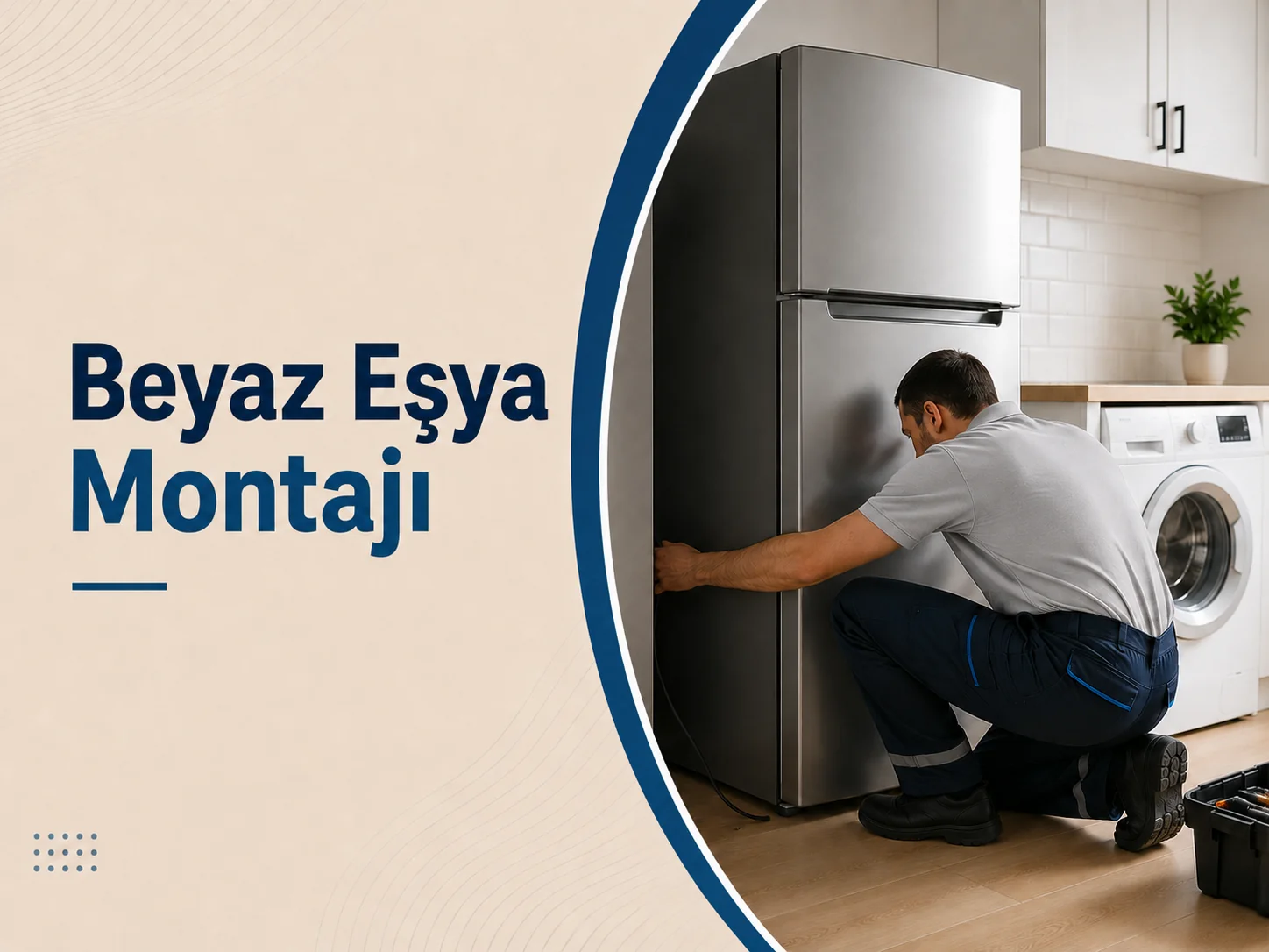 Beyaz eşya montajı görseli