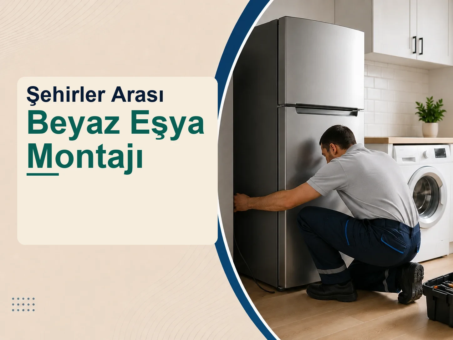 Şehirler arası beyaz eşya montajı görseli