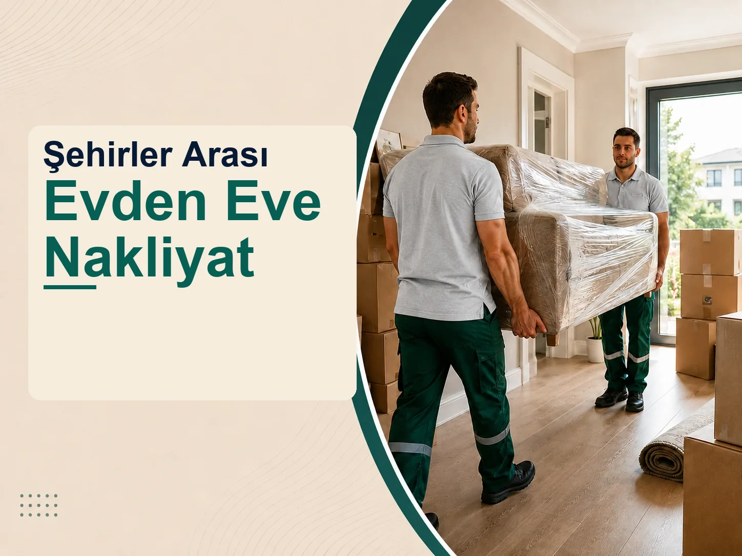 Şehirler arası evden eve nakliyat görseli