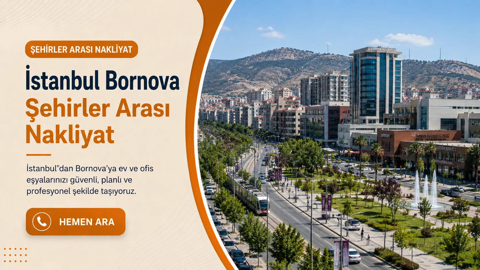 Bornova İstanbul şehirler arası nakliyat görseli