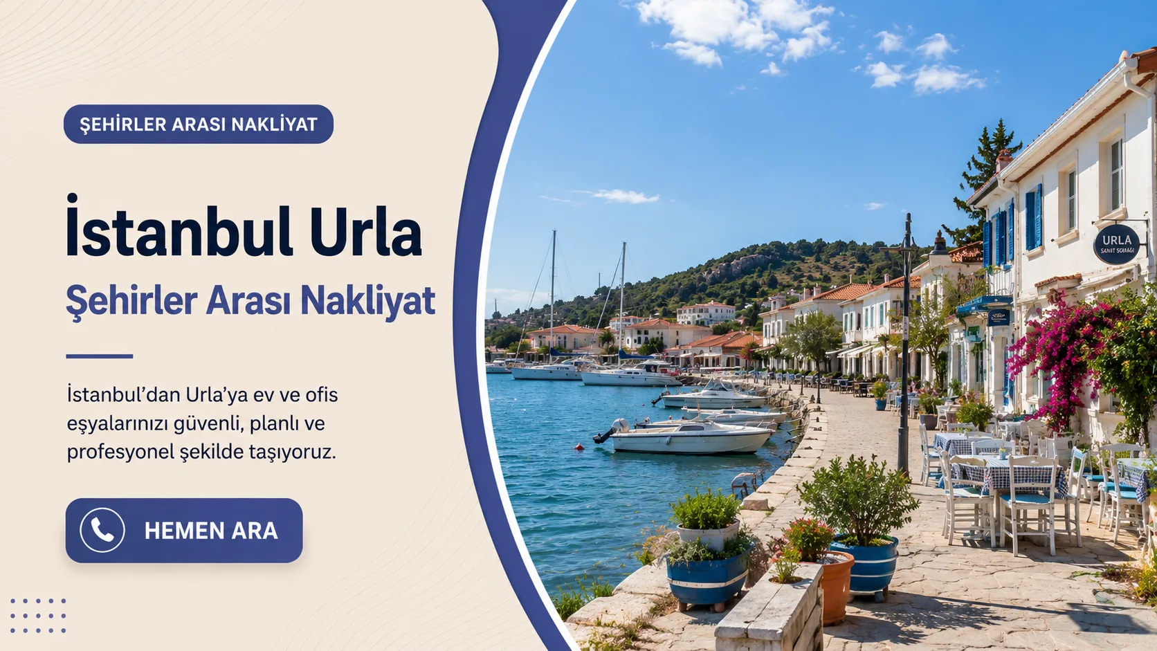 Urla İstanbul şehirler arası nakliyat görseli