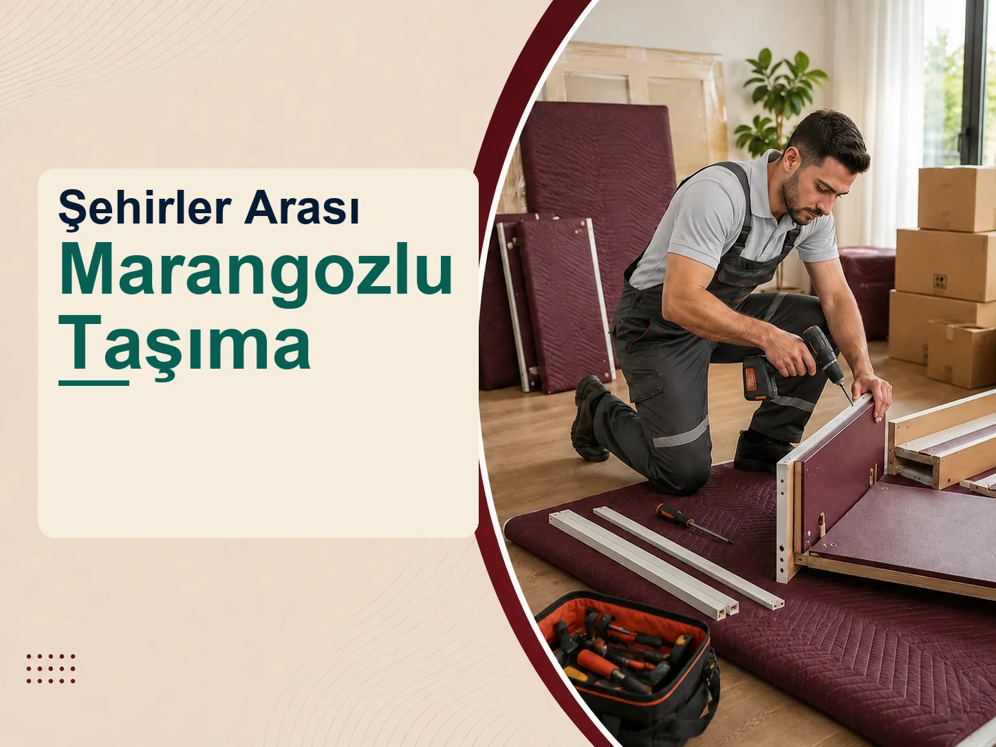 Şehirler arası marangozlu taşıma görseli