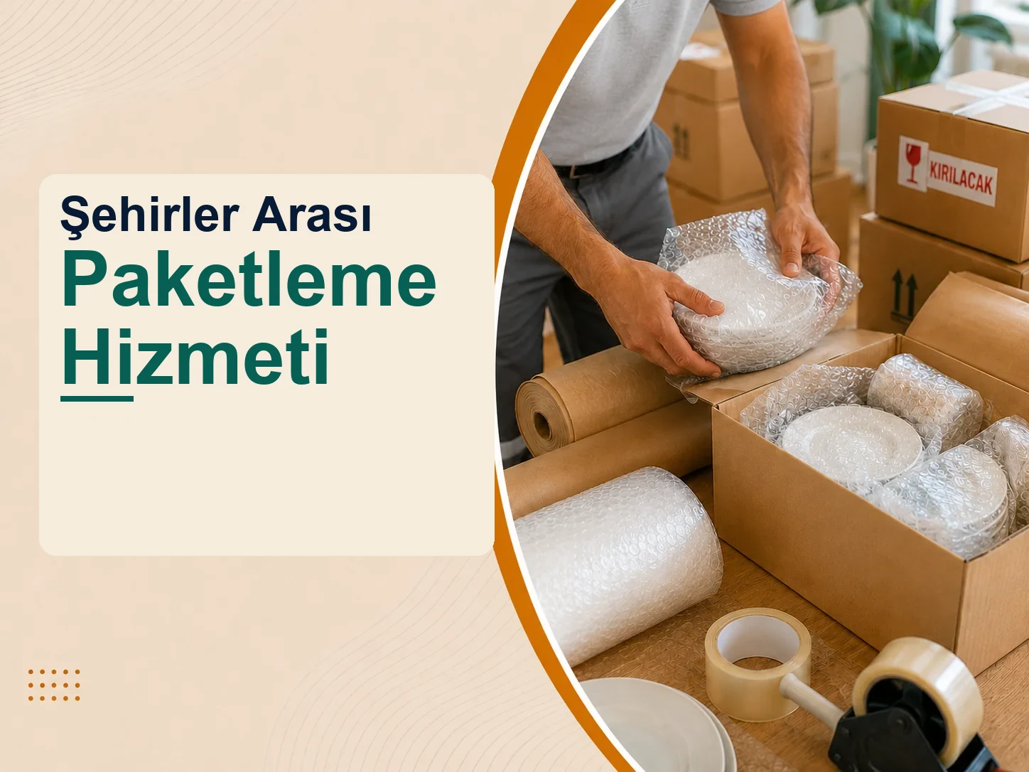 Şehirler arası paketleme hizmeti görseli