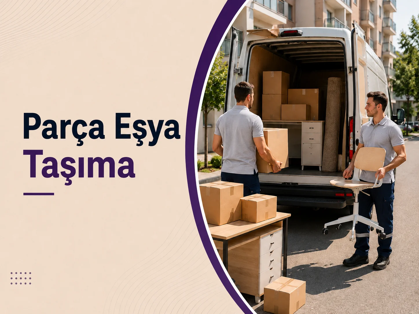 Parça eşya taşıma görseli