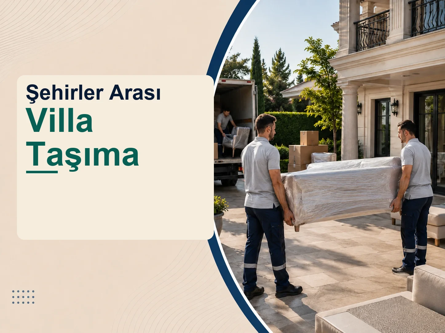Şehirler arası villa taşıma görseli